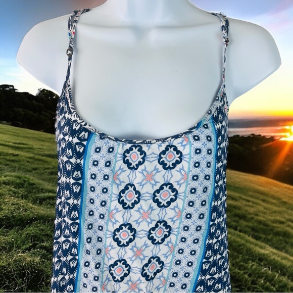 Lorimer NYC BoHo Lace Trim Tank Top size XS - Picture 6 of 11